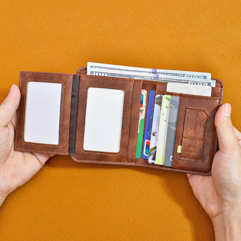 Men's Multi-Functional Ultra-Thin Wallet with Driver's License Holder
