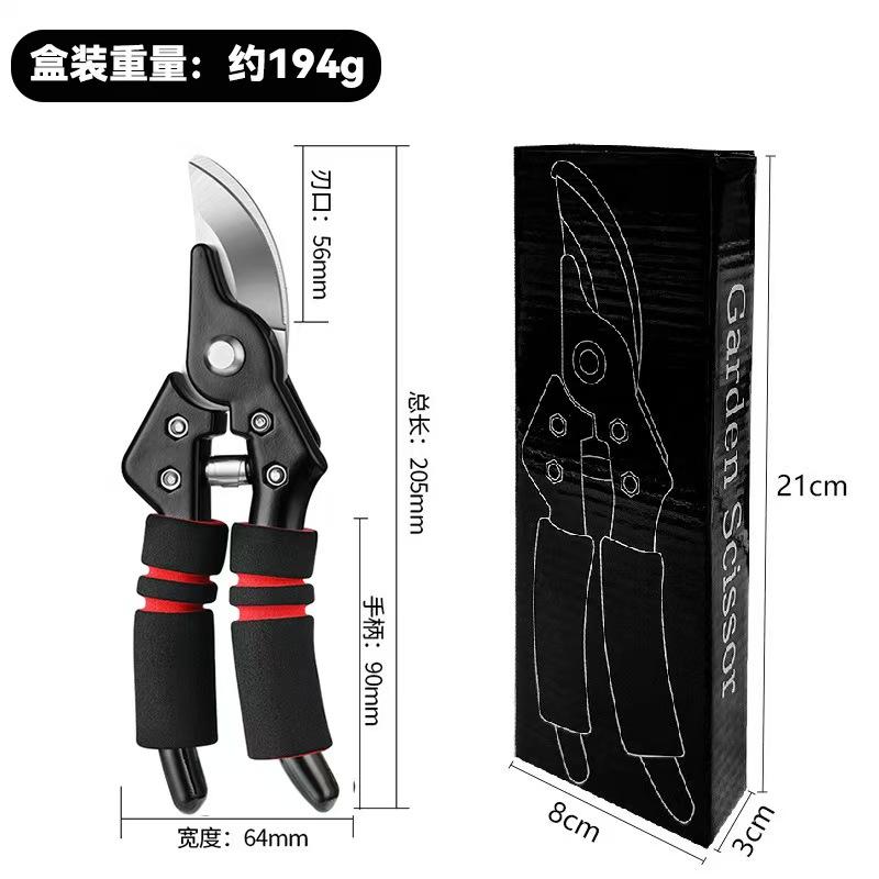 8,5-дюймовый обходной секатор - Сверхмощные садовые ножницы с ультраострыми лезвиями SK5, режущая способность 3/4 дюйма