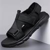Summer Men Sandals Genuine Leather Mens Casual Shoes Outdoor Men Leather Sandals for Men Beach Shoes Roman Shoes Size 39-44