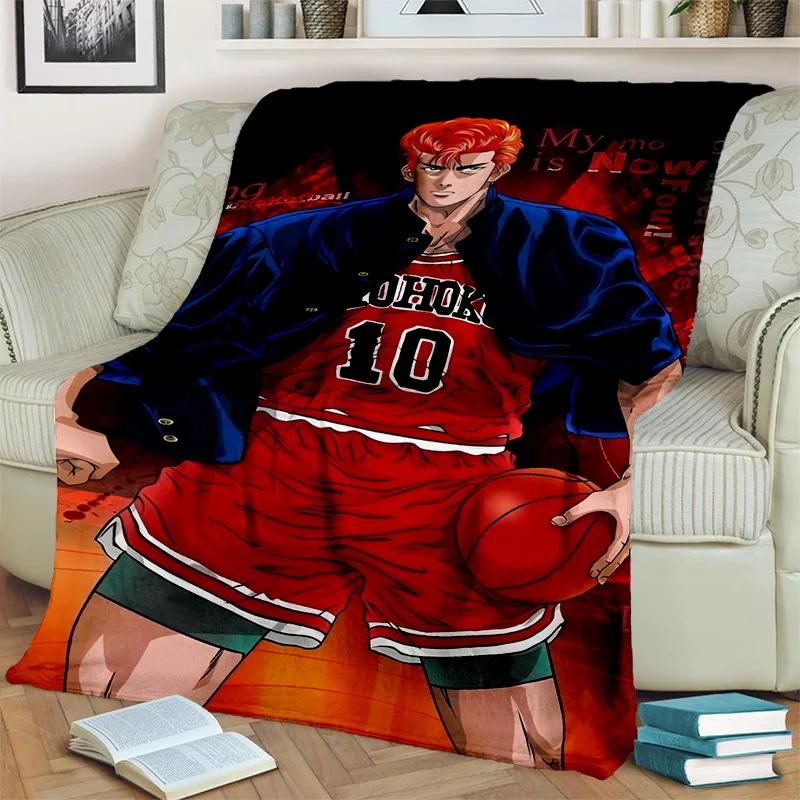 Баскетбольное аниме Slam Dunk, мультяшное одеяло, мягкое одеяло для дома, спальни, кровати, дивана, пикника, путешествия, офиса, одеяло, детское одеяло