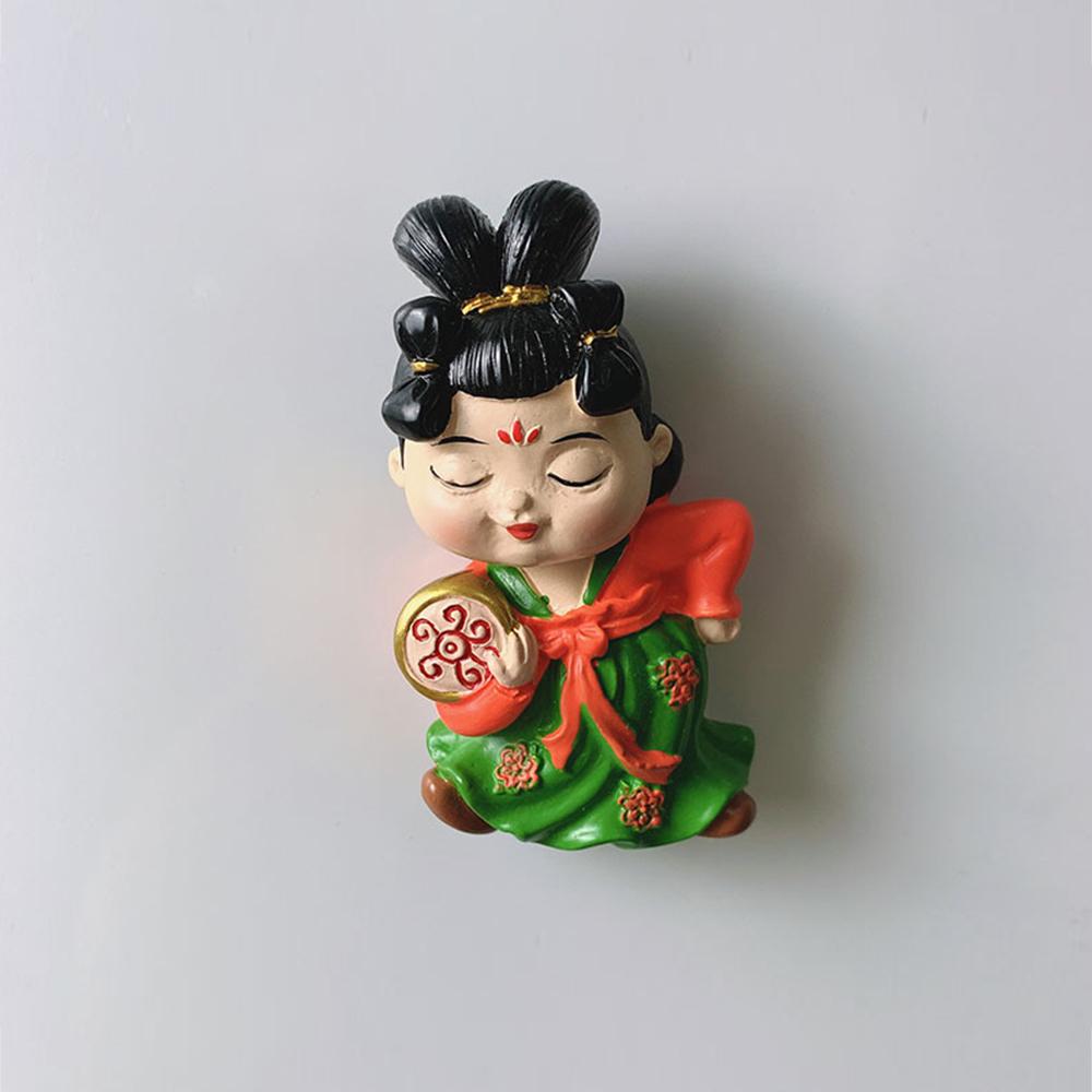 Multiple Styles To Choose From Creative Refrigerator Stickers Cute Character Design Personalized Magnetic Kitchen Decoration