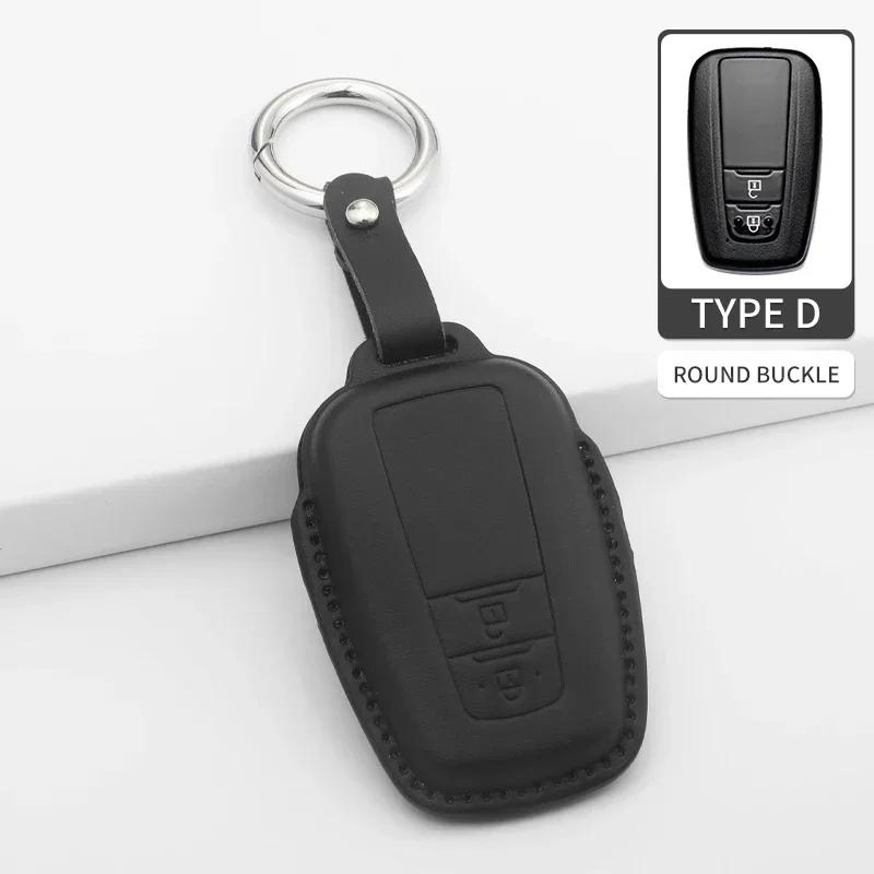 Чехол-оболочка для автомобильного ключа с 2/3 кнопками, брелок для Toyota Prius Camry Corolla CHR C-HR RAV4 Land Cruiser, брелок-пульт, аксессуары из ПУ