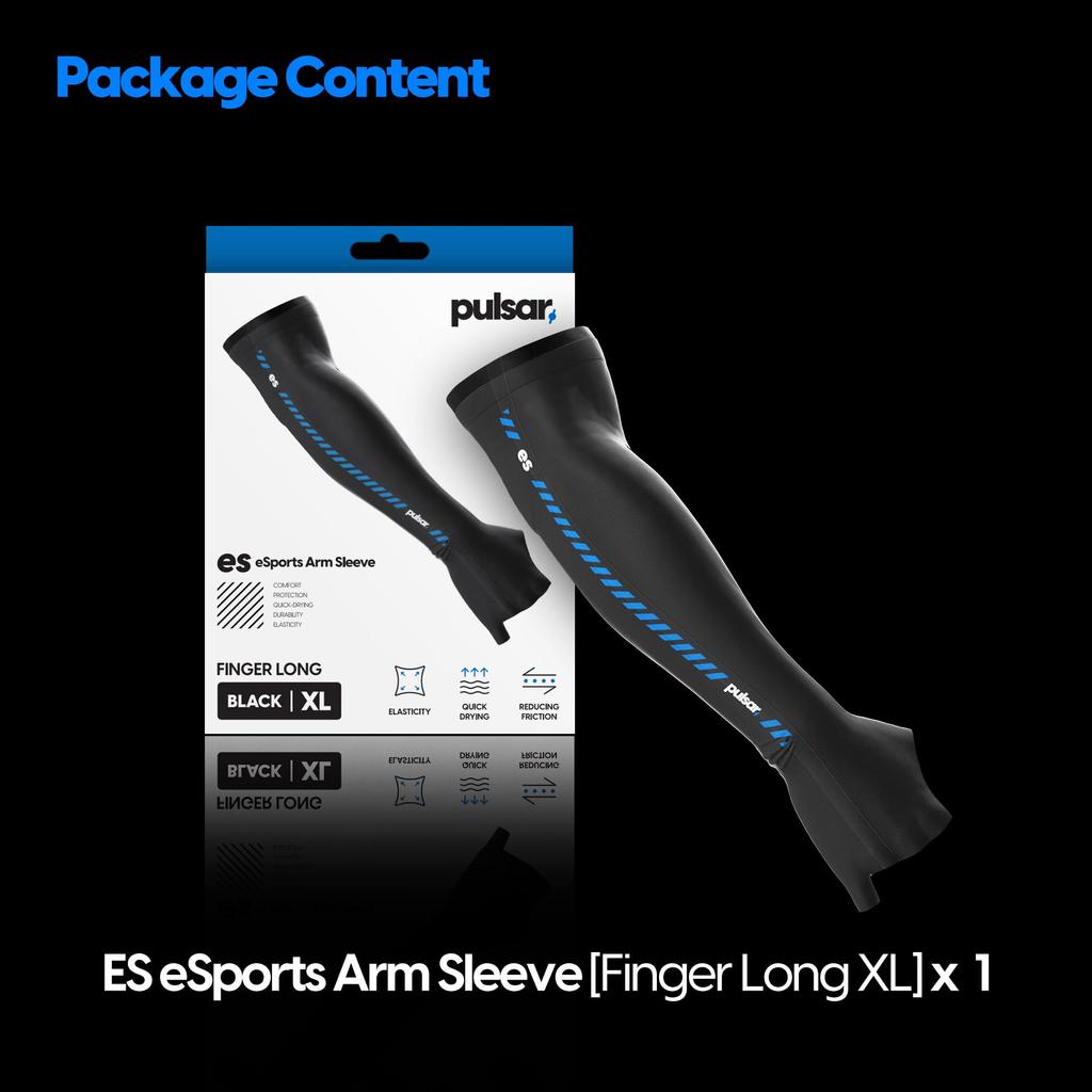 Pulsar Gaming Gears ES Arm Sleeve ARM SLEEVE Finger Long Large Black