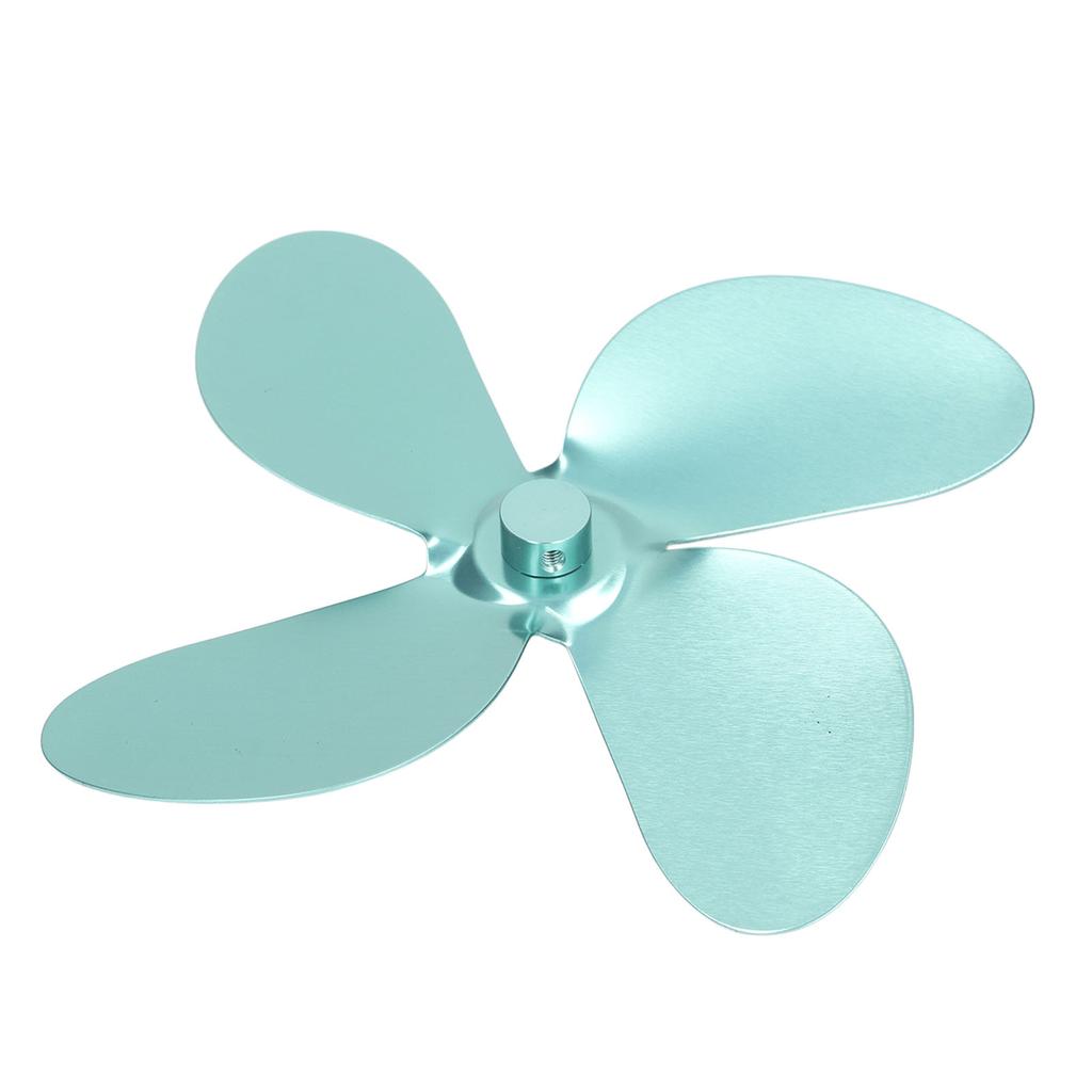 Лопасть вентилятора для камина 4 лопасти Алюминиевый сплав Рождественский стиль Аксессуары для дровяной печи