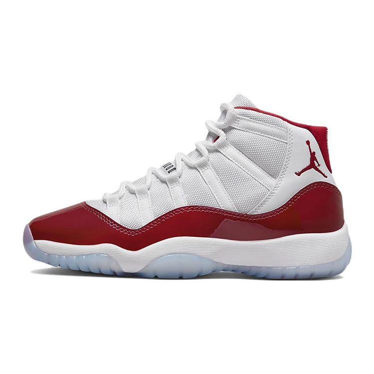 Кроссовки Air Jordan 11 Retro GS Cherry Kids Белый Черный Varsity-Red 378038-116