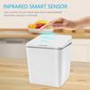 Touchless Mini Countertop Trash Can, Automatic Small Garbage Can for Office Desktop/Bedside Table/Coffee Bar/Bathroom Vanity