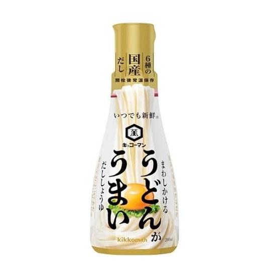 Kikkoman Foods Always Fresh Udon Delicious Broth Soy Sauce 200ml3 bottles