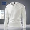 [Chinese style Henry collar] Milan cotton men's T-shirt