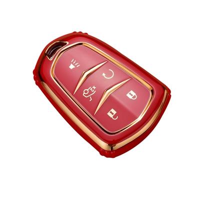 SANRILY Держатель для ключей, Чехол для смарт-ключа, Чехол для ключа, Для Cadillac, Escalade, ESV, XTS ATS,
