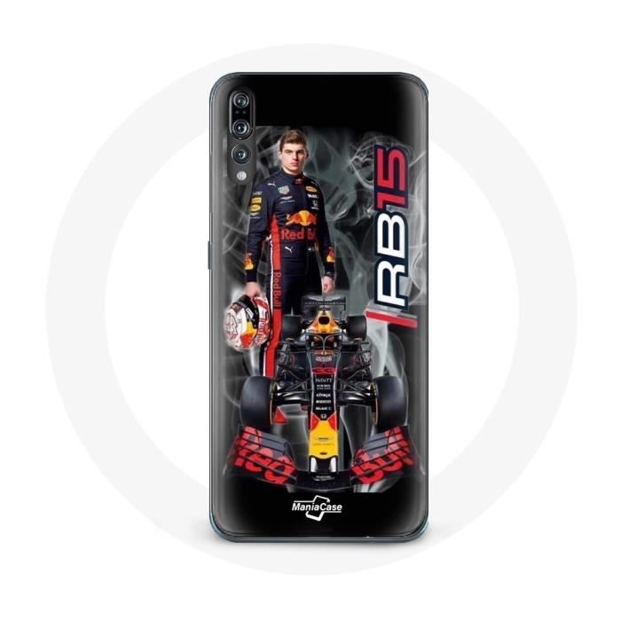 Coque pour Huawei p20 Formule 1 Max Verstappen Pilote F1 Red Bull 15