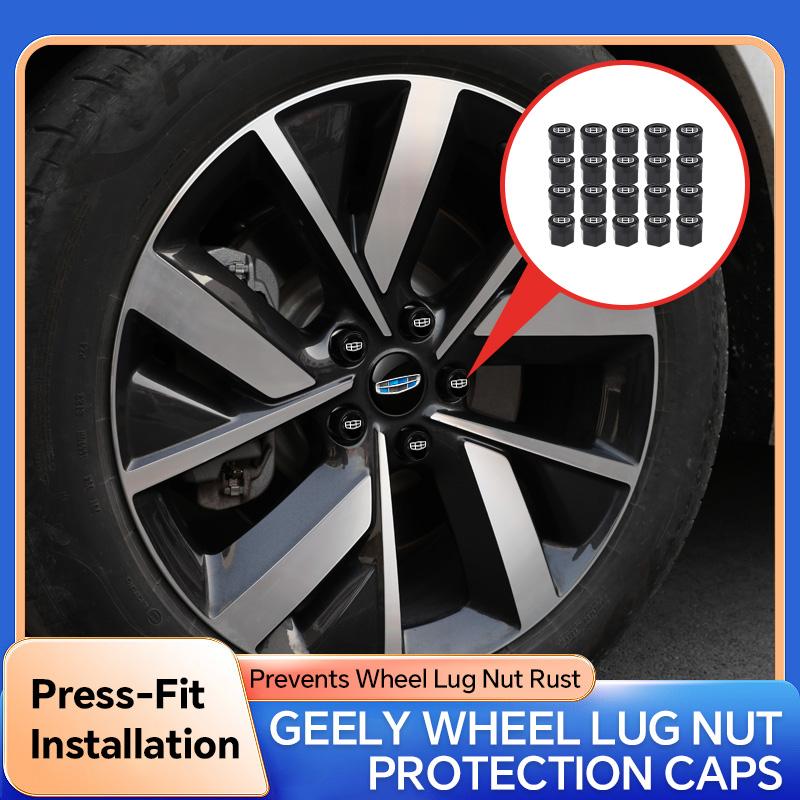 20Pcs Tire Nut Caps For Geely Emgrand GS Okavango FY11 Preface Geome Caps Car Wheel Caps Bolts For Wheel Bolts Stem Caps1