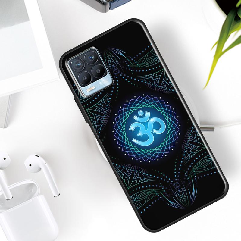 Aum Om Namaste Symbol Zen Yoga Case For Realme 15 11 Pro Plus 12 13 14 C71 C75 C55 C51 C53 C25 C63 C61 C65 C67 GT6 GT7 Pro