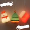 Рождественское украшение Ночник Милые рождественские чулки Снеговик Рождественская елка Перезаряжаемый Сенсорное управление Атмосферная лампа Декор