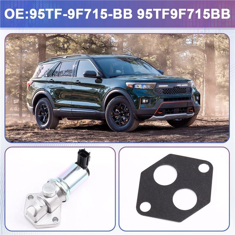 For Ford Explorer Ranger Mazda B2300 B2500 B4000 Compatible 95TF-9F715-BB 95TF9F715BB Idle Air Control Valve Replacement Part