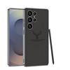 Премиальный Дизайн Чехол из PU Кожи для Galaxy S26 Ultra S25 S24 S23 Ударопрочный Тонкий Чехол с Точным