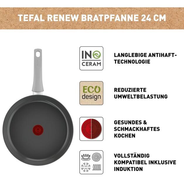 Сковорода Tefal C42704 Renew On Ceramic Bratpfanne 24cm (C4270432)