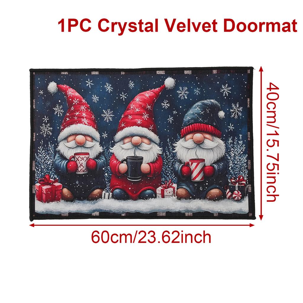 Christmas Doormat Merry Christmas Decorations for Home 2026 Navidad Natal Outdoor Floor Carpet Xmas Ornament New Year Gift 2026