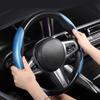 Универсальный автомобильный усилитель рулевого колеса в стиле углеродного волокна, нескользящая внутренняя защита для рулевого колеса, украшение