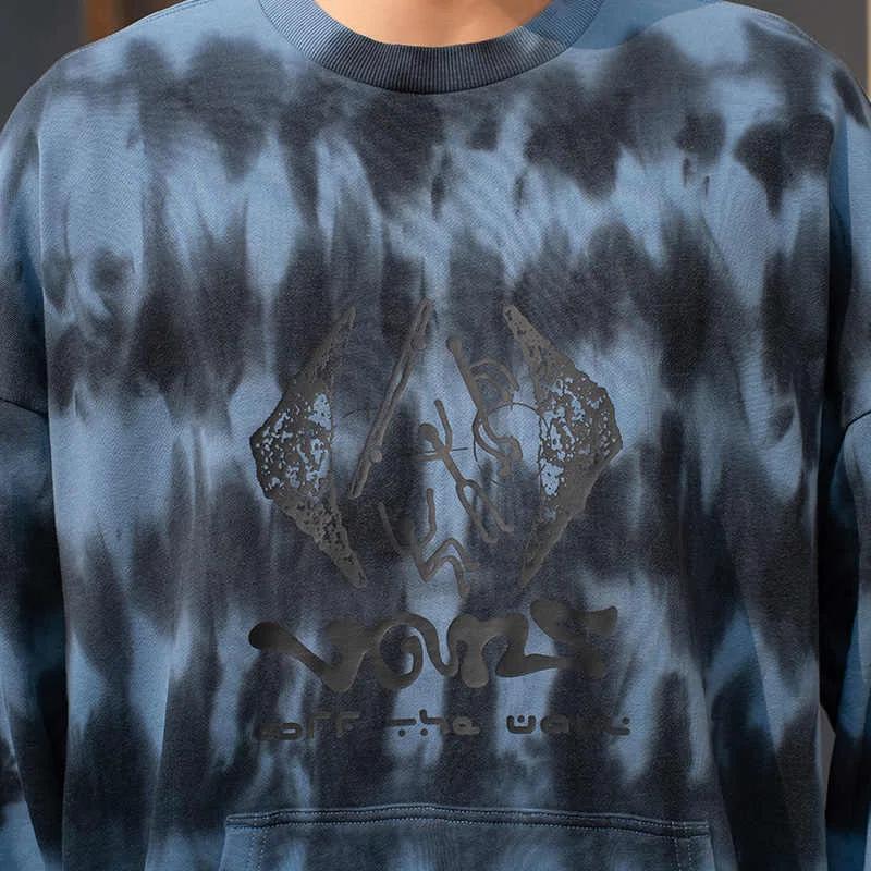 Vans Sweatshirt Unisex Blue Tie Dye (Unisex) Sweatshirts VN000GNRCS5