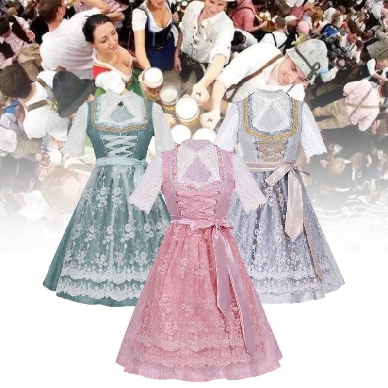 Стильный наряд для пивного фестиваля Октоберфест для женщин из удобной полиэстеровой ткани