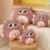 Милая плюшевая игрушка-сова, короткий плюш, мягкая игрушка