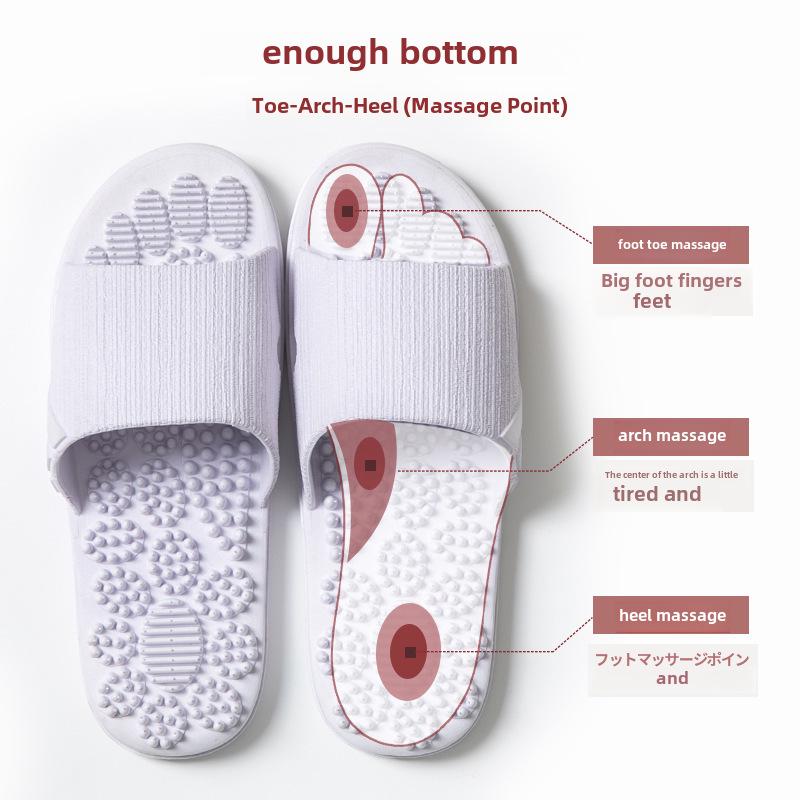 Летние нескользящие массажные сандалии для мужчин и женщин - домашние тапочки для ванной