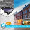 100LED Solar Powered Wall Lights Motion Sensor Waterproof Outdoor Deck Garage Street Lamps Driveway Porch Wall Light