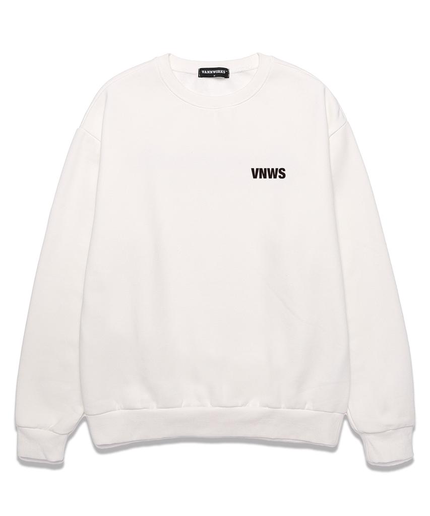 VANNWORKS Vnws Mini Logo Sweatshirt (Vs0013) White (Type A)