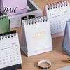 Small Daily Appointment Book 2027-2028 Mini Standing Flip Desk Calendar, 18 Month Desktop Planner from Jan. Office 2027 to Jun. 2028, Pocket