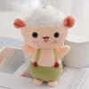 Cute Curly Sheep Keychain Plush Toy Colorful And Soft Backpack Accessory