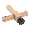 Leather Strap Cutter Adjustable Thickness Stainless Steel Strong Wood Leather Belt Cutter for Craft