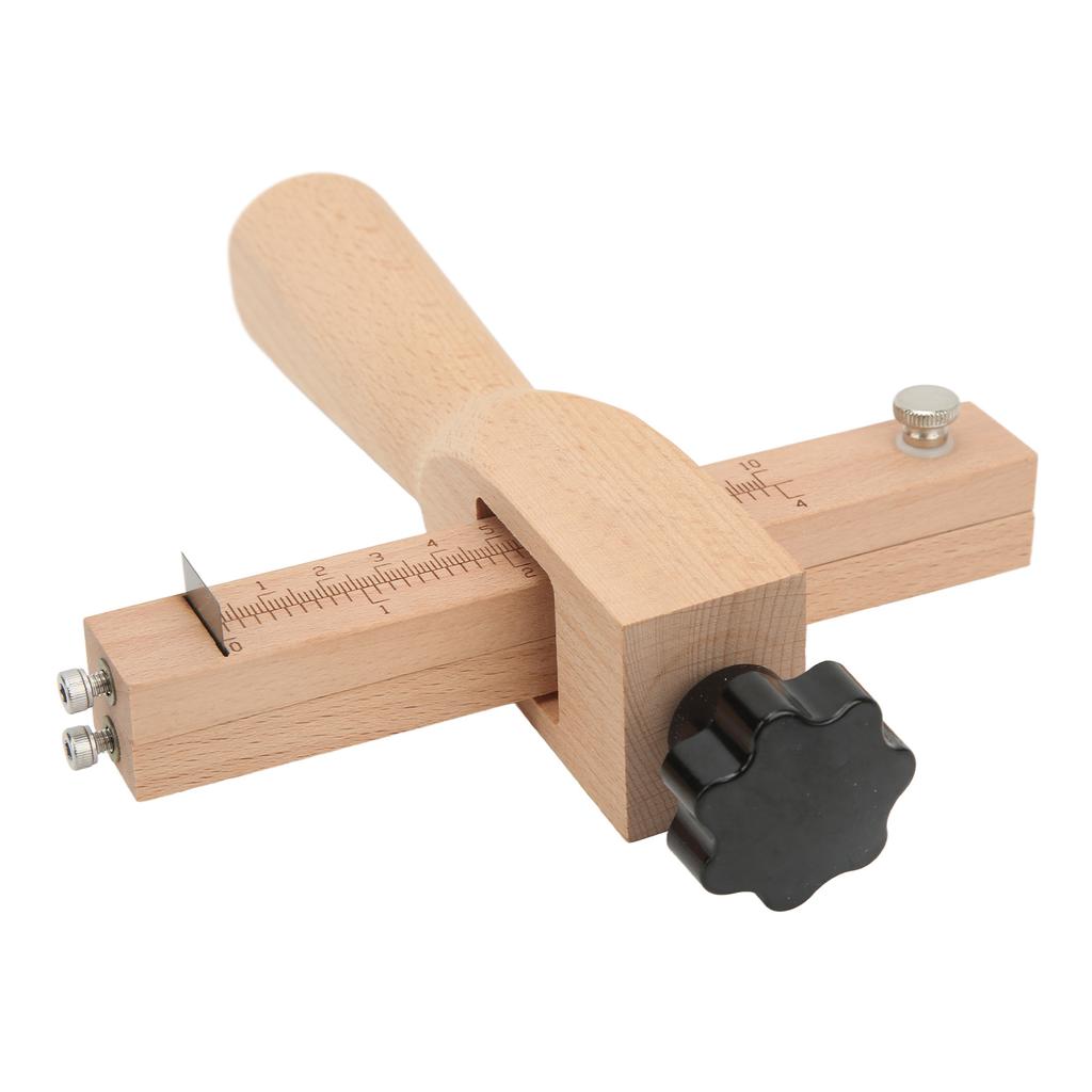 Leather Strap Cutter Adjustable Thickness Stainless Steel Strong Wood Leather Belt Cutter for Craft