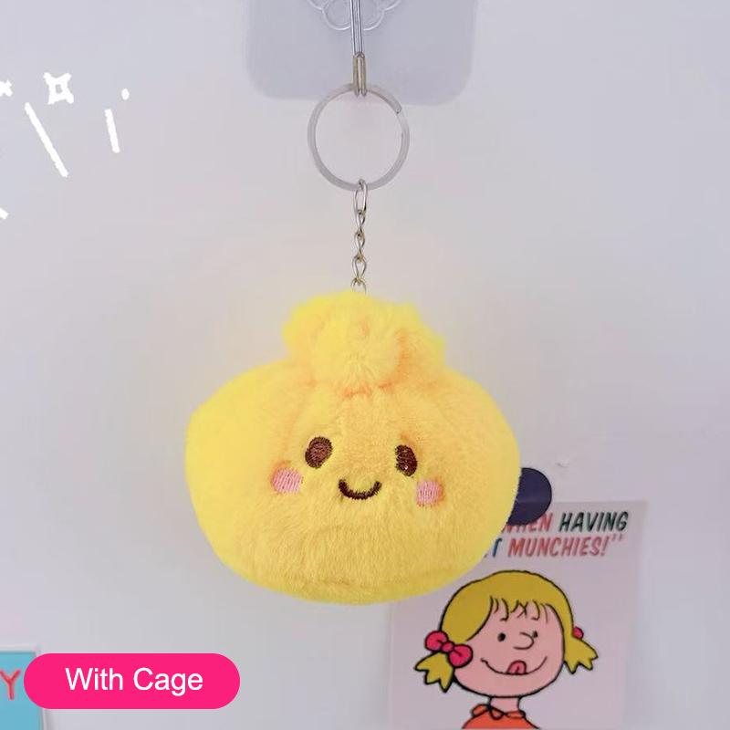 Soft Bun Squishy Plush Toy Keychain for Relaxing Stress Relief and Enjoyment