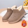 Cotton Shoes Winter New Velvet Thickened Shoes Home Versatile Fashion Snow Boots Soft Sole One Pedal Cotton Boots