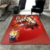 Aggretsuko Rug Floor Mat for Living Room or Bedroom Soft and Comfortable Carpet a Gift for Birthday and Holiday.