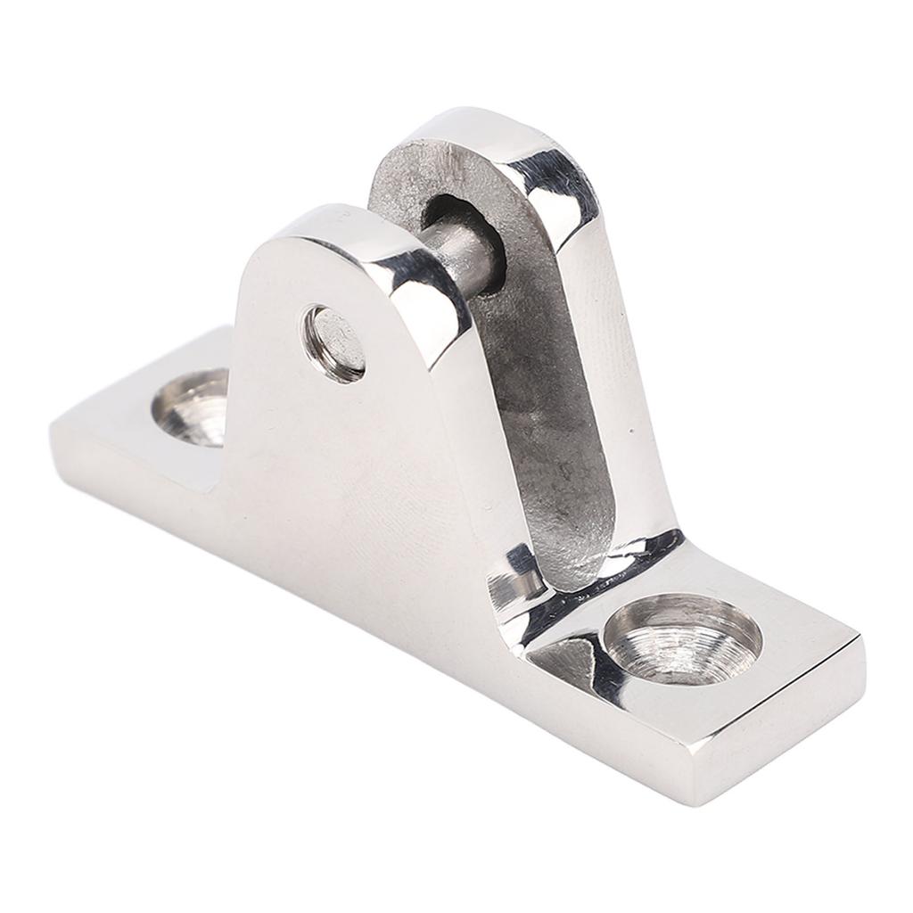 2 Pcs Bimini Top Deck Hinge Fitting 56mm 316 Stainless Steel 90 Deg Deck Hinge Bracket for RV Yacht Boat