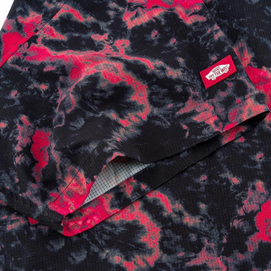 Vans Удобная Стильная Рубашка с Коротким Рукавом на Пуговицах Мужские рубашки Красный VN000P08IZQ