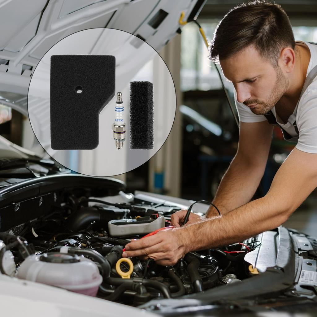 Комплект для обслуживания генератора Набор инструментов для регулировки зазора свечей зажигания Компактный прецизионный набор запасных частей Для автомобиля, лодки, квадроцикла, внедорожника