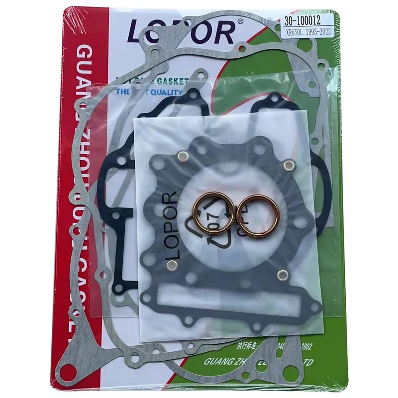 Motorcycle Cylinder Crankcase Cover Gasket Kits Set For Honda XR650L 1993-2009 2012- NX650 Dominator 1988-1989
