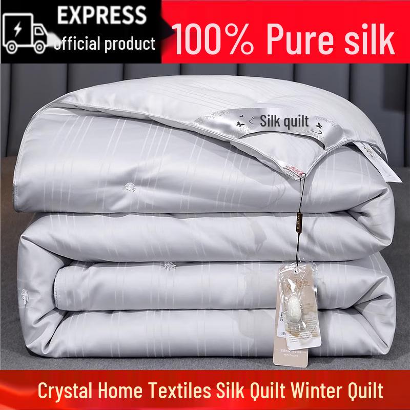 Mling Crystal 100% Mulberry Silk All-Season Mother-Child Quilt