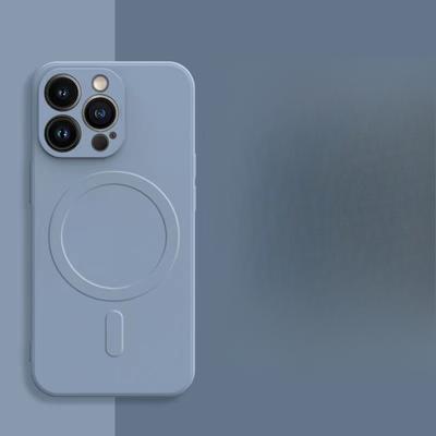 Magsafe Магнитная 14pro Беспроводная Зарядка IPhone16 Защитный Чехол Жидкий Силикон. Подходит для чехла для телефона iPhone 15