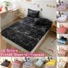 Fashion Bed Sheet Cover Cotton Non -Slip Dustproof Mattress Protector Single Twin Full Double Queen King Size