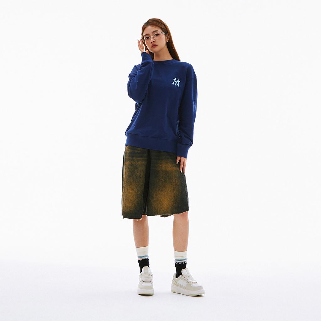 MLB SS24 Sweatshirt Unisex Navy Blue 3AMTM0341-50NYS