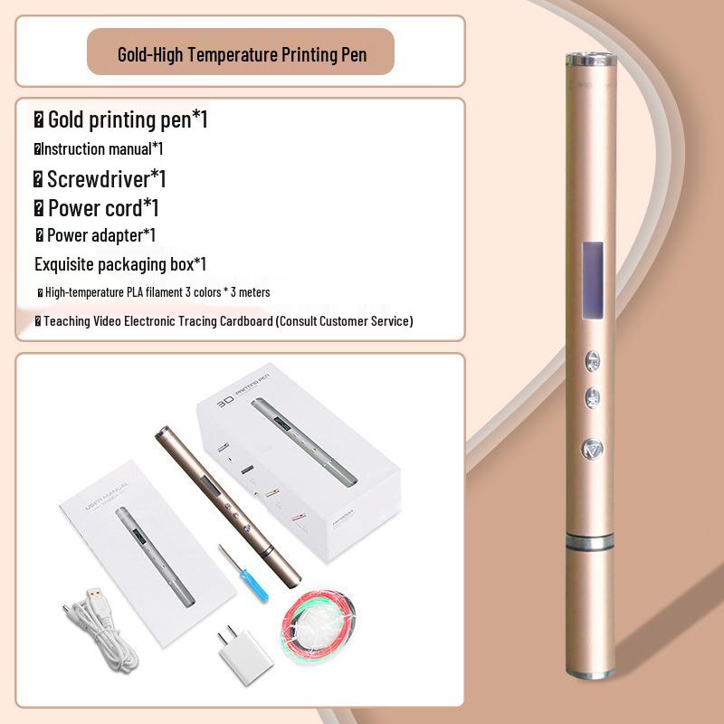 3D-ручка CrossOLED с экраном, RP900A - Стереоскопическая ручка для граффити, Креативный подарочный набор