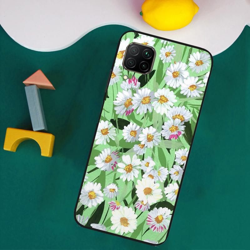 Цветочный Растительный Арт Для Huawei Nova 9 10 SE 8i 11i 12i 12s Y60 Y61 Y70 Y90 Y72 Y73 Y91 P60 Pro P40 P30 Lite Чехол