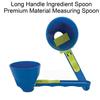 Мерная ложка Yousheng, воронка для протеинового порошка, кулинарный ингредиент, длинная ручка, совок, кухонный инструмент для добавок и приготовления пищи