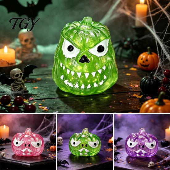 Durable Pinchable Stress Ball Pumpkin Grimace Squeeze Toy for Relief, Soft TPR Sensory Fidget Elastic Reliever Adults Children, Portable Pinch