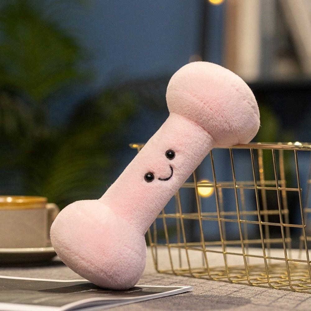 Cute Plush Toy Kettlebell Dumbbell Plush Companion Doll Stuffed Pillow  Birthday Xmas Gifts for Kid