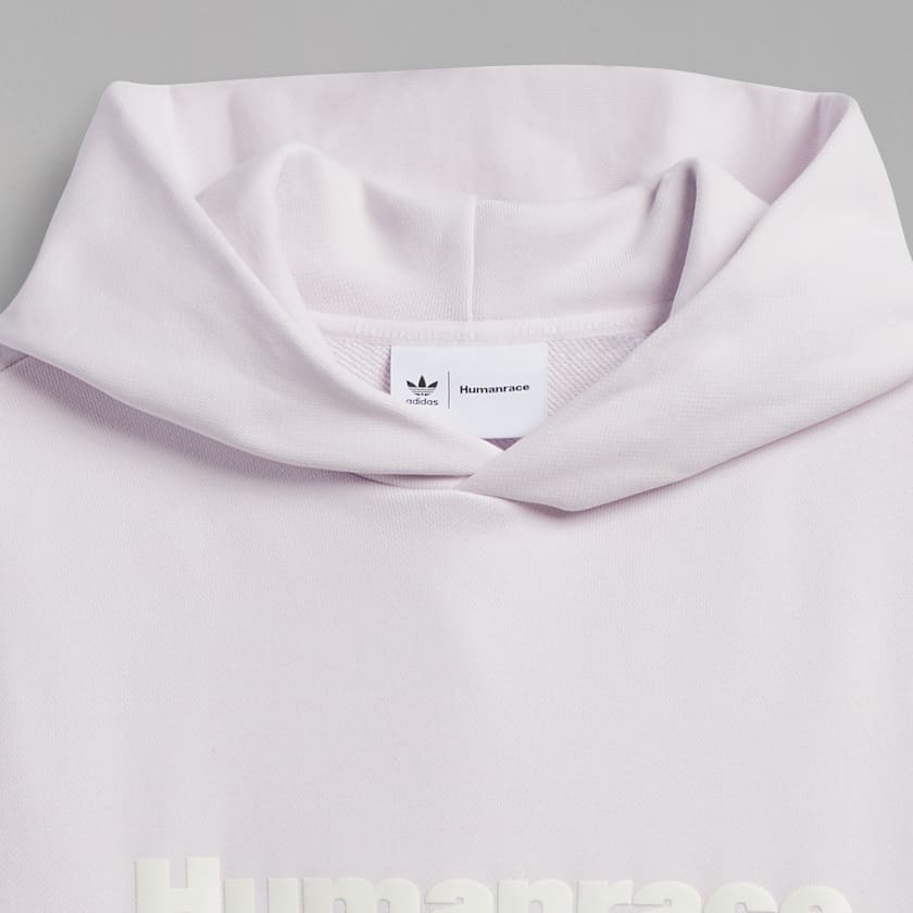 adidas X Pharrell Williams Basics Hoodie Почти розовые топы унисекс HS4816