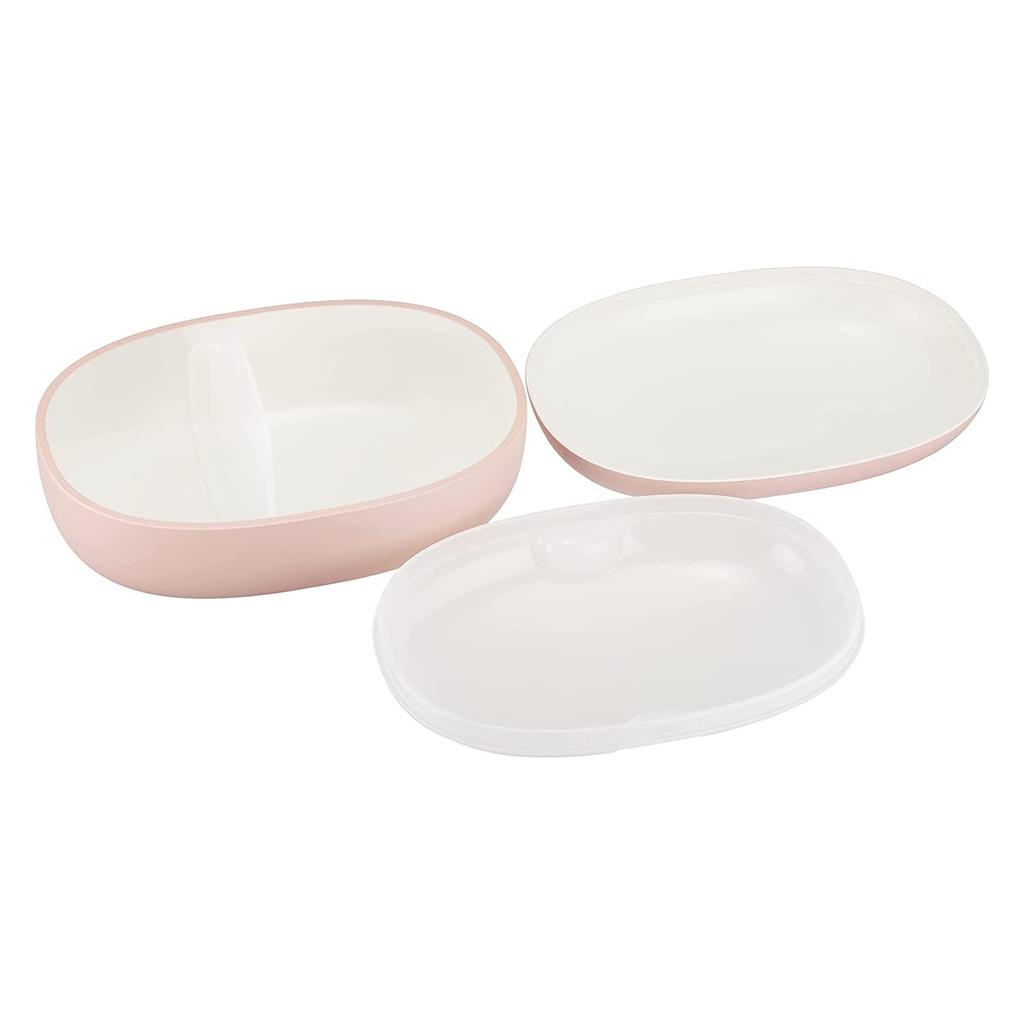 Takenaka Mayu Lunch Box, Small, Pink, 420ml + 180ml